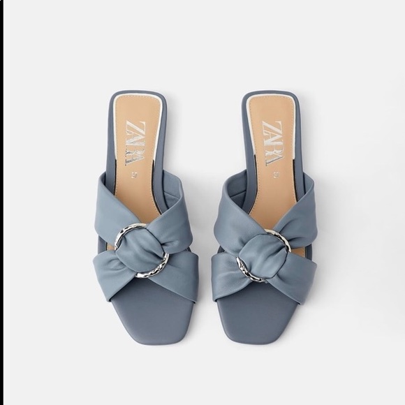 zara womens slides